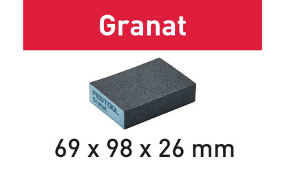 Picture of Abrasive sponge Granat 69x98x26 120 GR/6