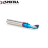Picture of 51419-K Solid Carbide CNC Spektra™ Extreme Tool Life Coated Spiral 'O' Flute, Plastic Cutting 1/4 Dia x 5/8 x 1/4 Inch Shank Up-Cut Router Bit