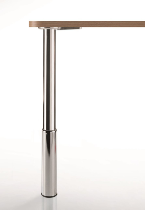 Picture of Peter Meier 27 3/4" Studio Legs (Set of 4) in Studio Polished Chrome (653-70-C1)